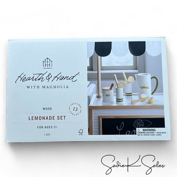 Hearth & Hand Magnolia Toy Lemonade Set Target‎ - Picture 4 of 4
